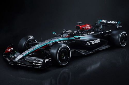 Mercedes reveals 2024 W15 F1 car at Silverstone